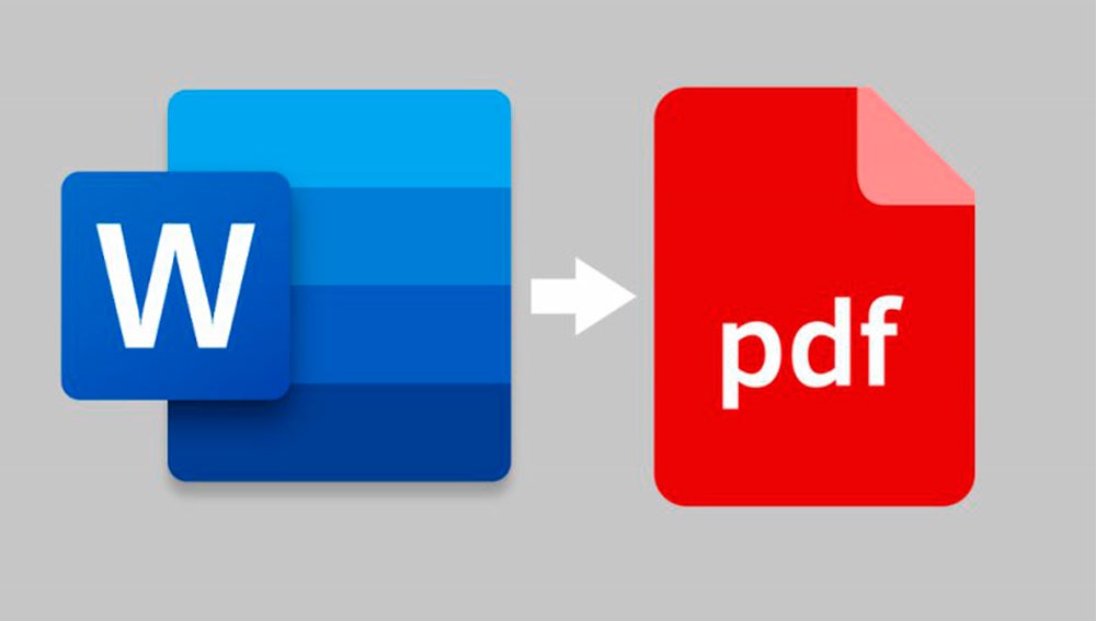 Como convertir archivos Word a PDF directamente sin modificar el formato o aspecto.